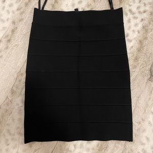 BCBGMaxAzria black skirt